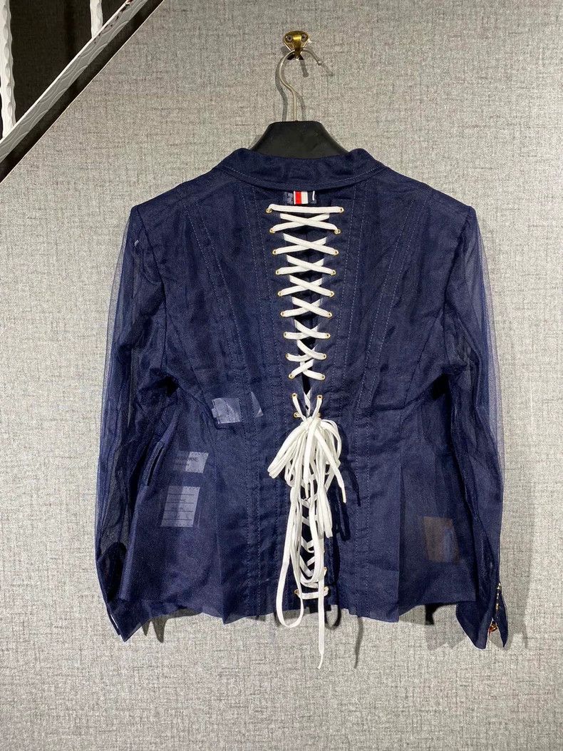 Thom Browne Thom Browne Women's Jacket Coat Size US S / EU 44-46 / 1 - 2 Thumbnail