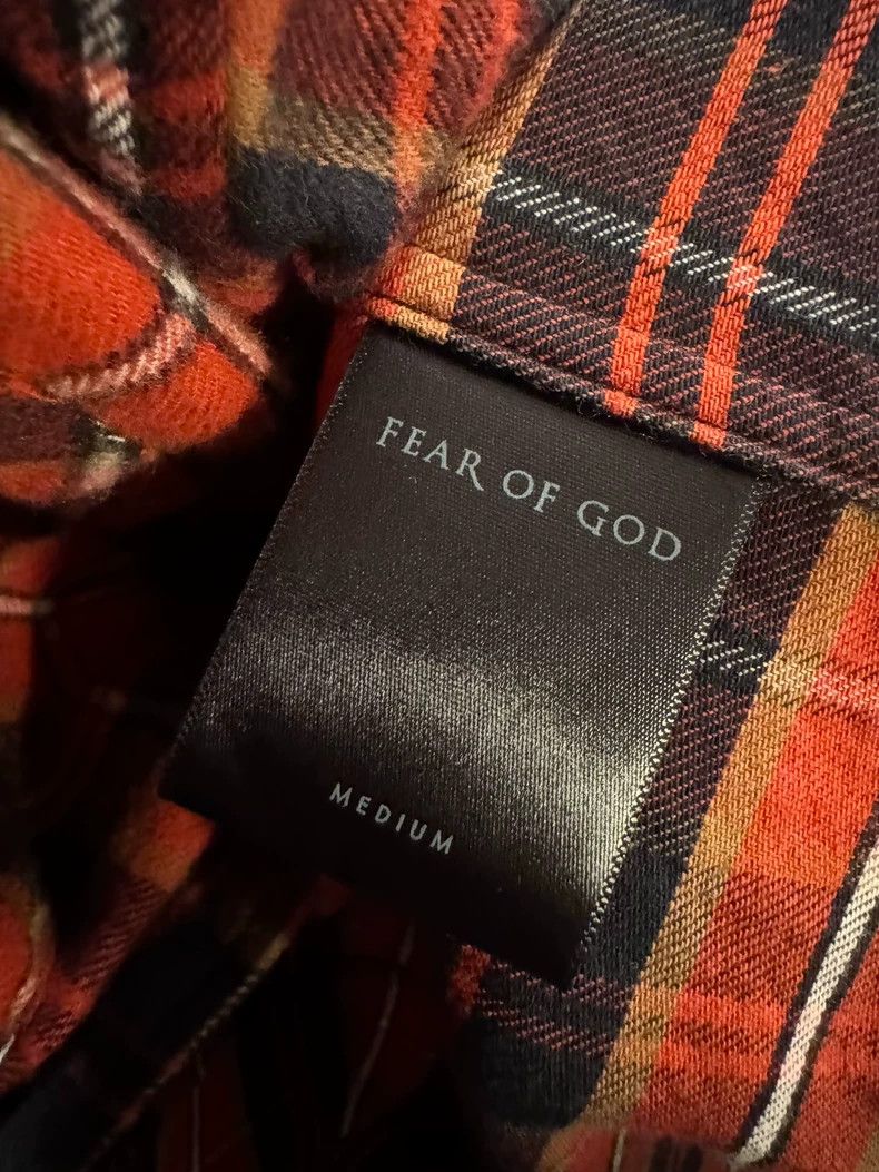 Fear of God Fear of God Barney's Red Plaid Shirt Size US M / EU 48-50 / 2 - 4 Thumbnail