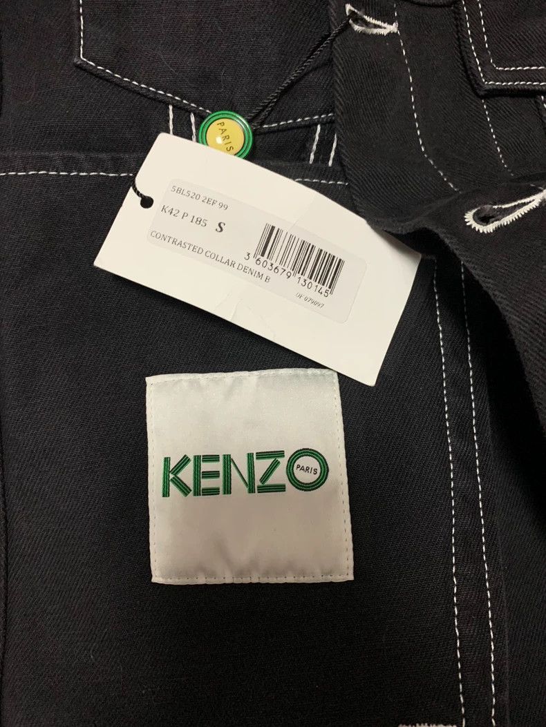 Kenzo Kenzo Men's Black Denim Jacket Size US S / EU 44-46 / 1 - 3 Thumbnail