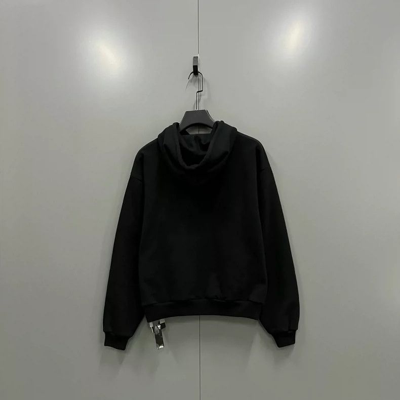 Balenciaga Balenciaga Black Logo Print Hoodie Size US S / EU 44-46 / 1 - 2 Thumbnail