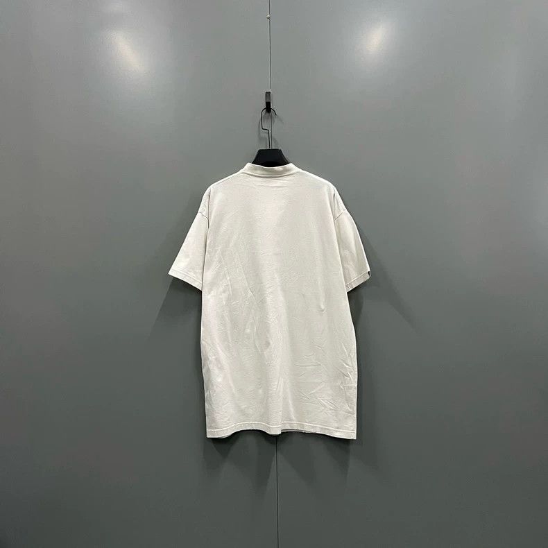 Balenciaga Balenciaga Logo Graphic Short Sleeve Tee Size US M / EU 48-50 / 2 - 2 Thumbnail