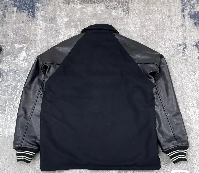 Neighborhood NEIGHBORHOOD Leather Wool Varsity Jacket Size US L / EU 52-54 / 3 - 5 Thumbnail