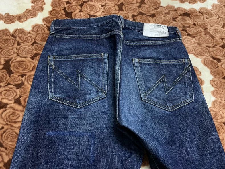Neighborhood NEIGHBORHOOD Basic Straight Rigid Denim Jeans Size US 29 - 3 Thumbnail