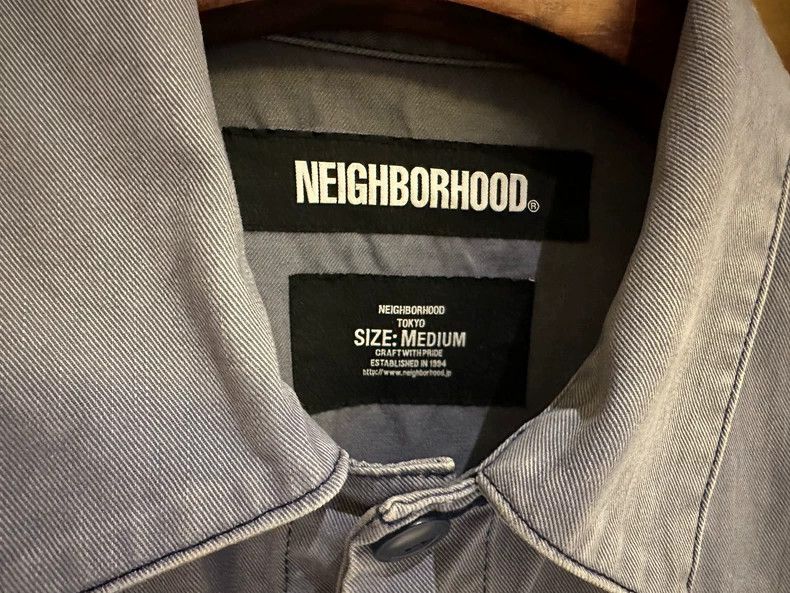 Neighborhood Neighborhood Light Gray Blue Jacket Size US L / EU 52-54 / 3 - 5 Thumbnail