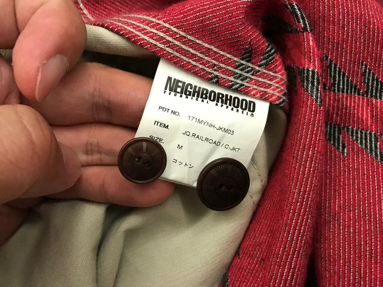 Neighborhood NEIGHBORHOOD JQ.RAILROAD C-JKT 17SS Size US L / EU 52-54 / 3 - 5 Thumbnail