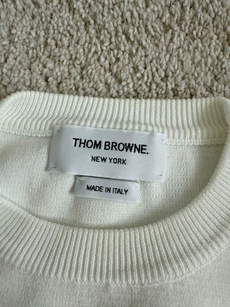 Thom Browne Thom Browne White Women's Sweater Size US XS / EU 42 / 0 - 2 Thumbnail