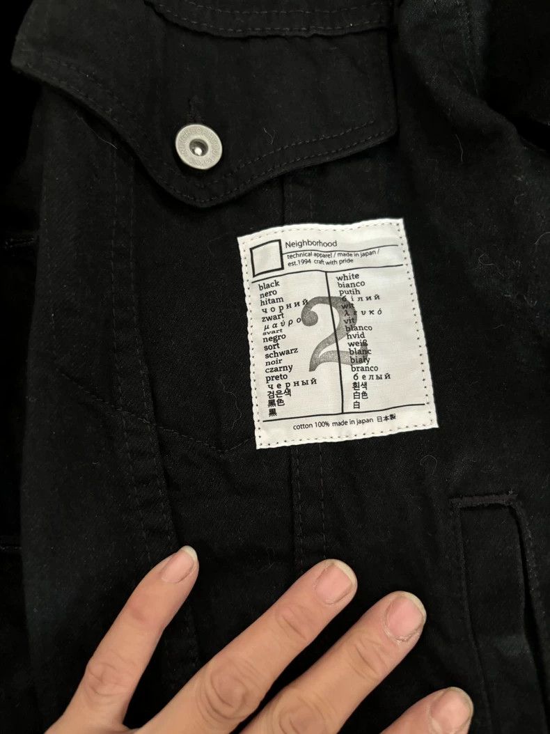 Neighborhood Neighborhood Black Denim Jacket M Size US M / EU 48-50 / 2 - 4 Thumbnail