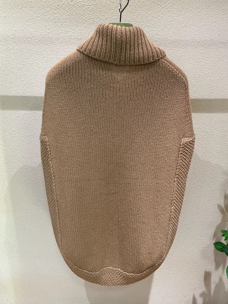 Gucci Gucci Double G Turtleneck Wool Cape Sweater S Size US S / EU 44-46 / 1 - 2 Thumbnail