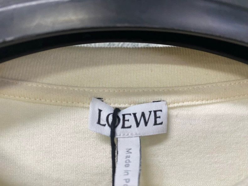 Loewe Loewe White Logo Short Sleeve Top Size US XS / EU 42 / 0 - 3 Thumbnail