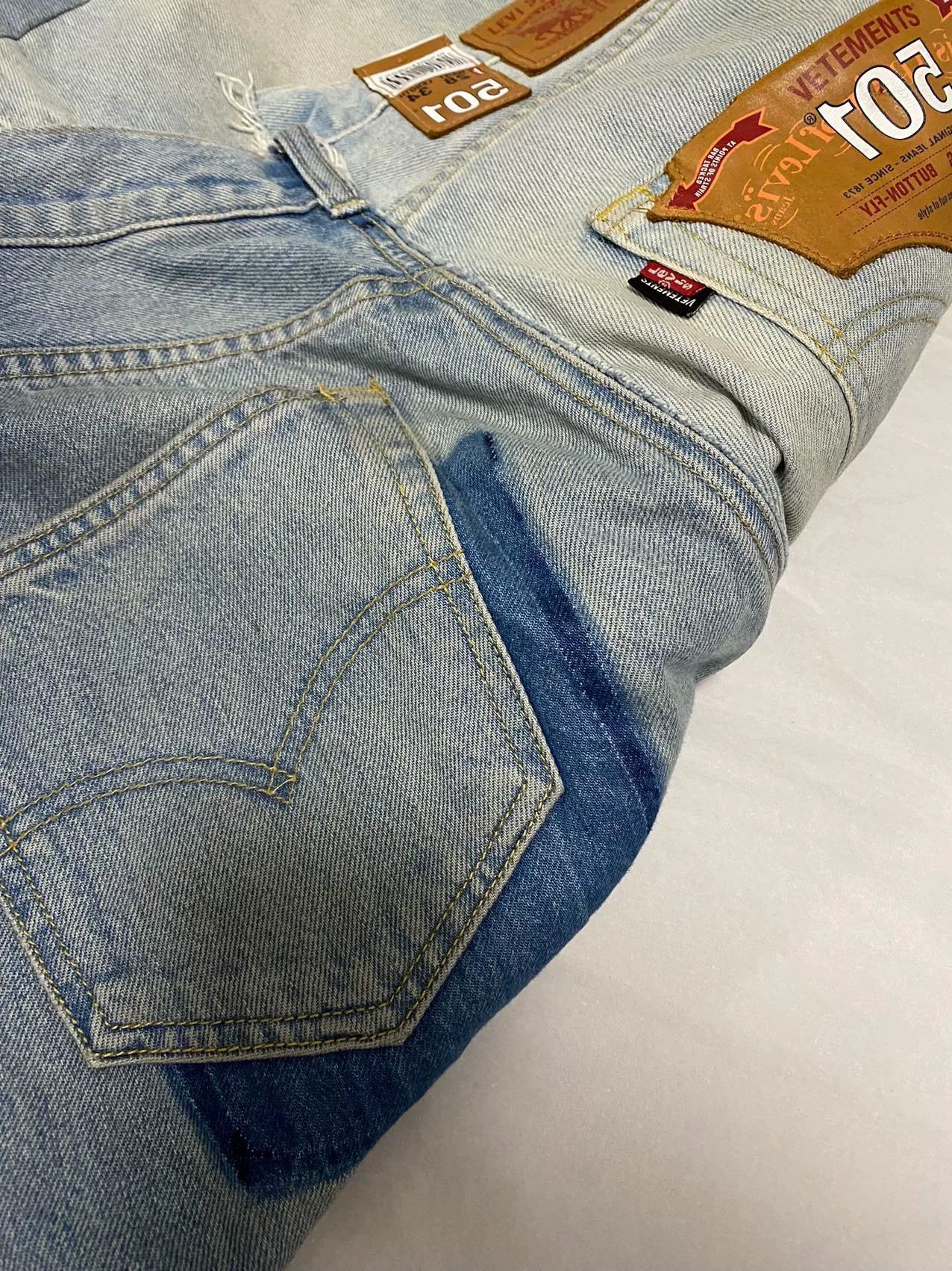Vetements Vetements Levis Distressed Denim Jeans Size US 29 - 8 Thumbnail