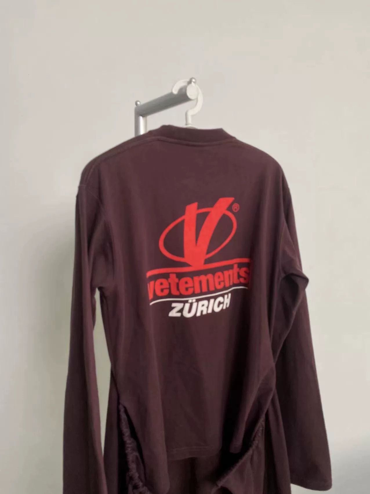 Vetements Vetements FW18 Longline Purple Sweatshirt Size US S / EU 44-46 / 1 - 5 Thumbnail