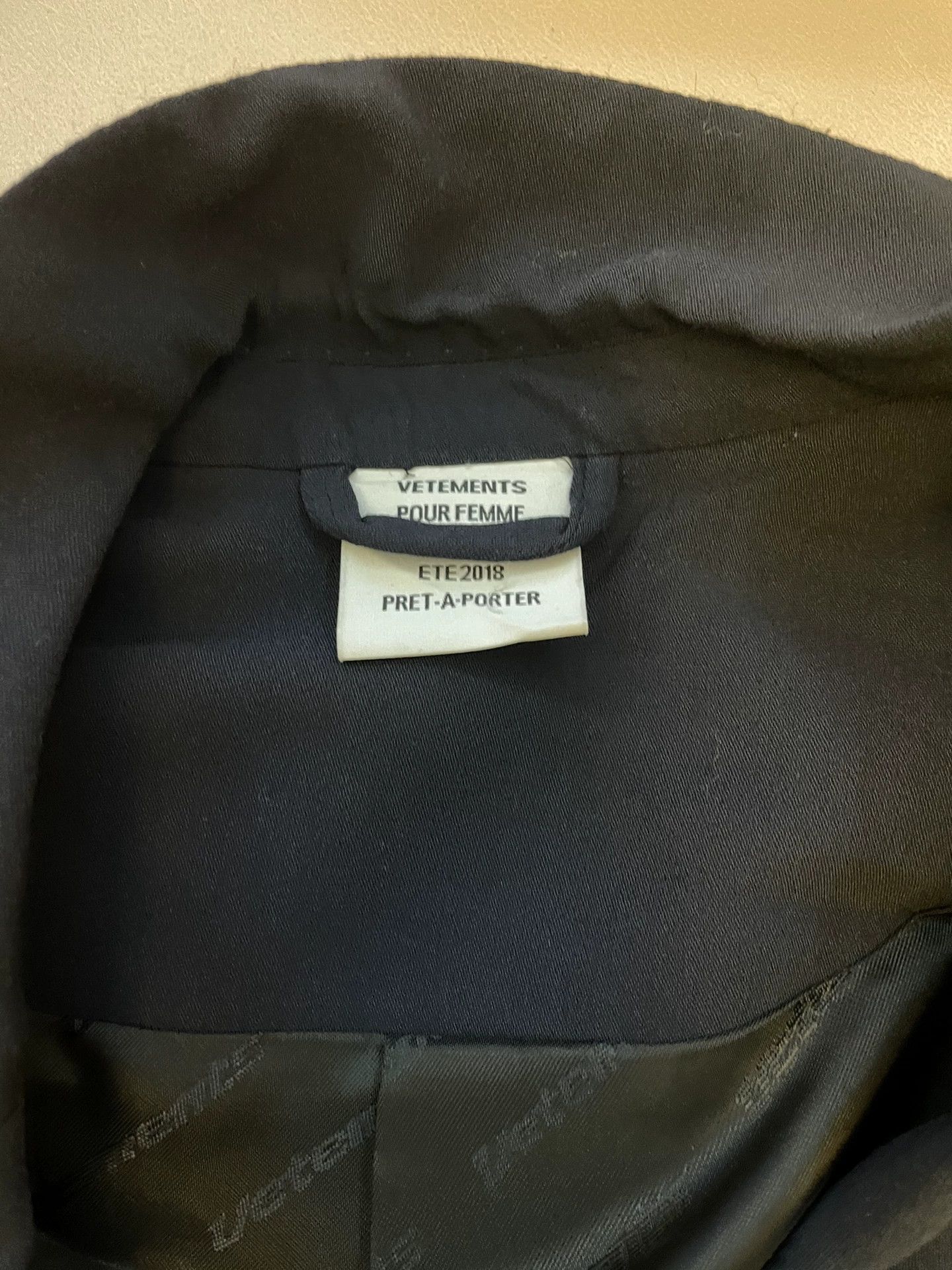Vetements Vetements Blazer Trench Coat XS Size US XS / EU 42 / 0 - 3 Thumbnail