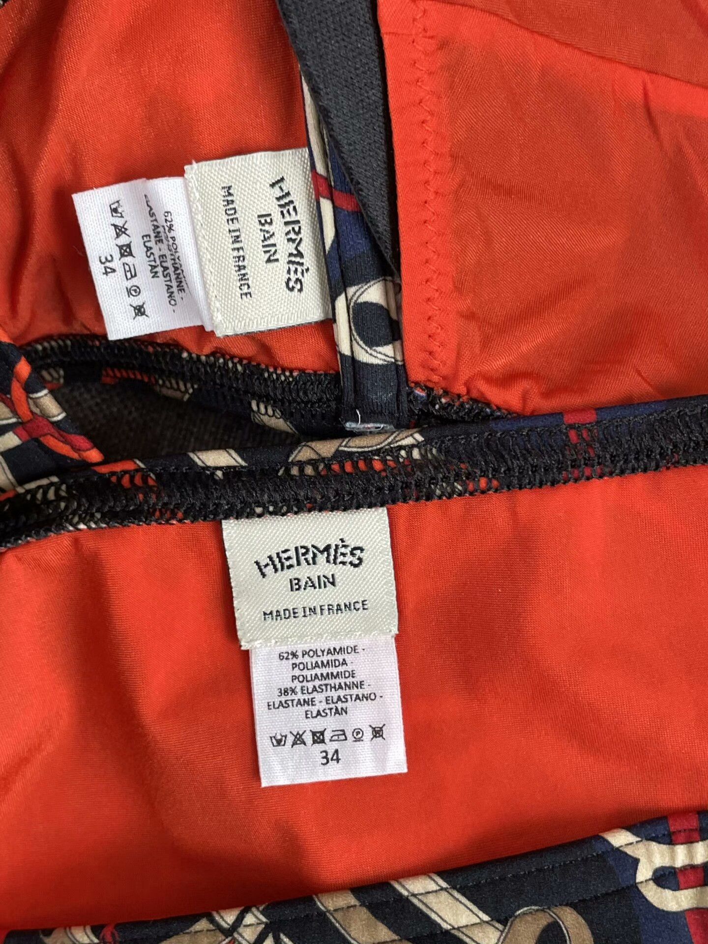 Hermes HERMES Classic Pattern Swimwear Size US 34 / EU 50 - 4 Thumbnail