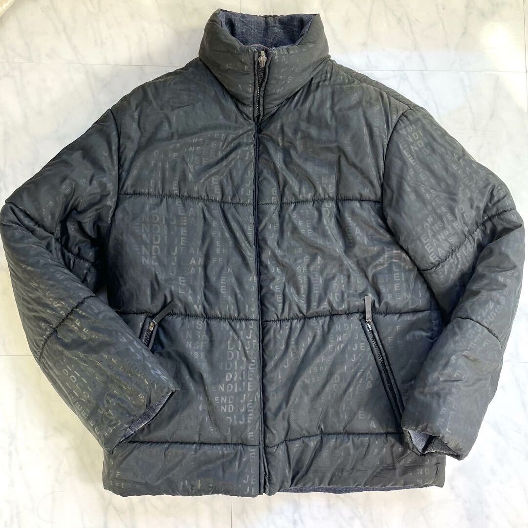 Fendi Fendi Reversible Denim Down Jacket Size US XS / EU 42 / 0 - 2 Thumbnail
