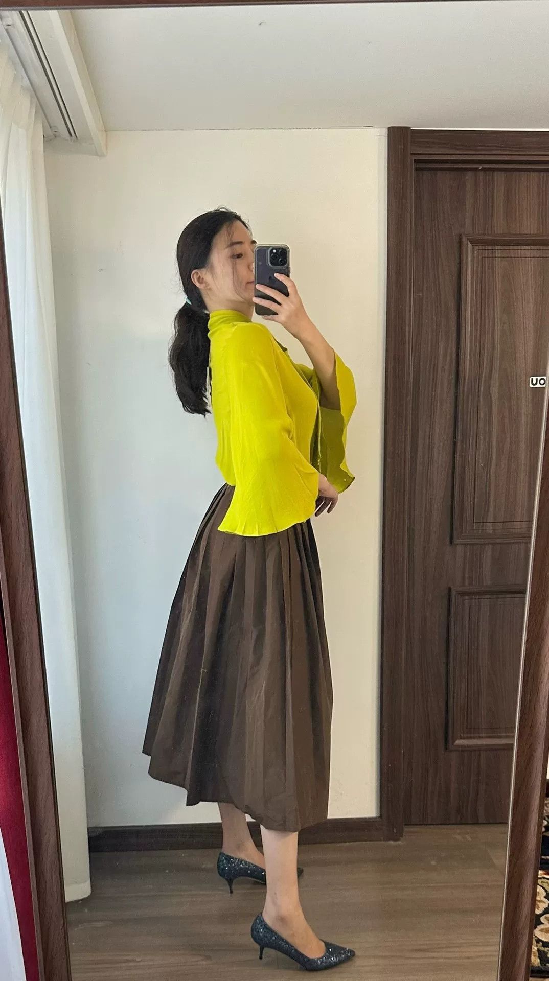 Fendi Fendi Pleated Cotton Skirt Size 38 Size US 38 / EU 54 - 3 Thumbnail