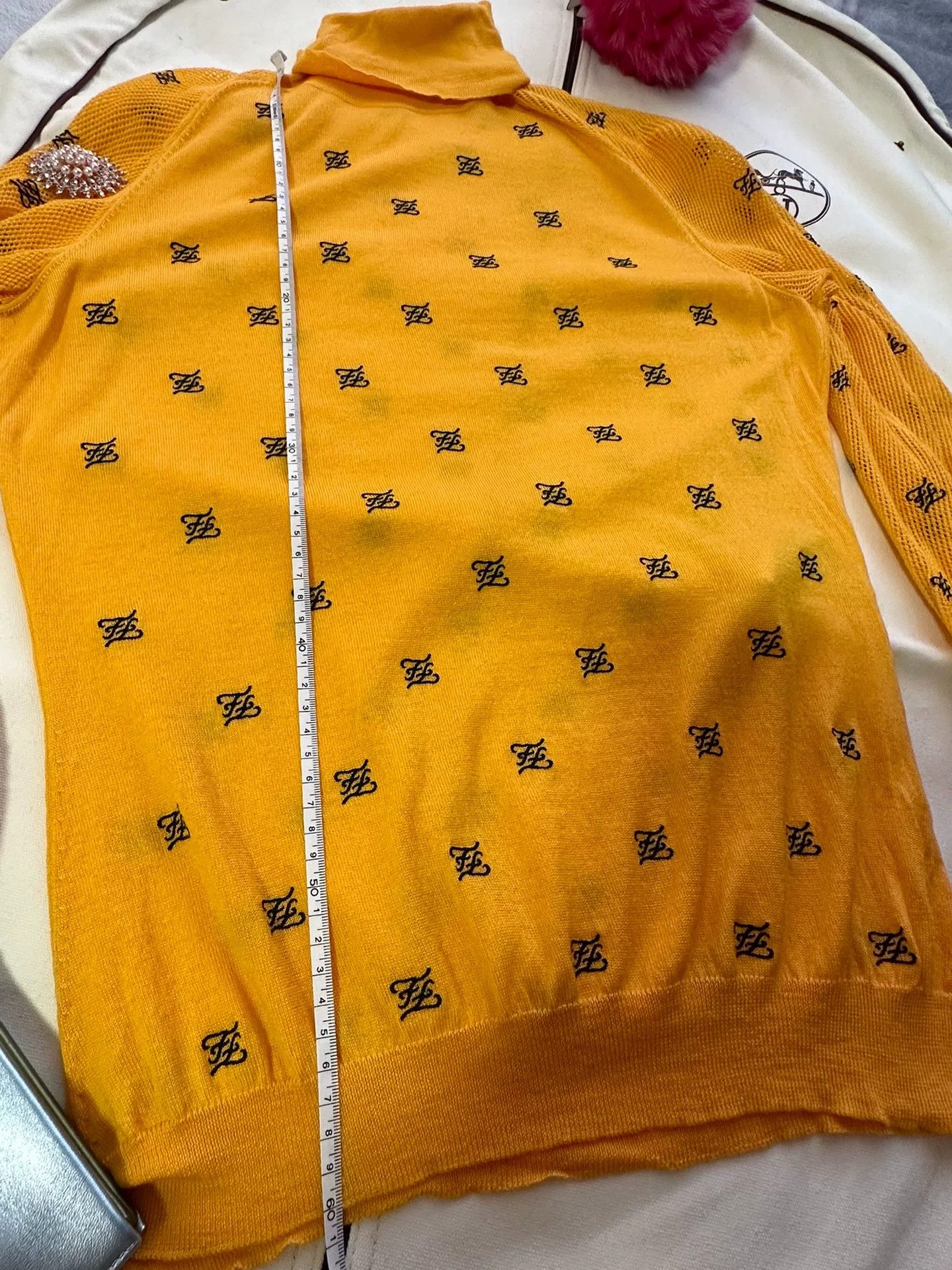 Fendi Fendi Embroidered Knit Sweater Size US L / EU 52-54 / 3 - 6 Thumbnail
