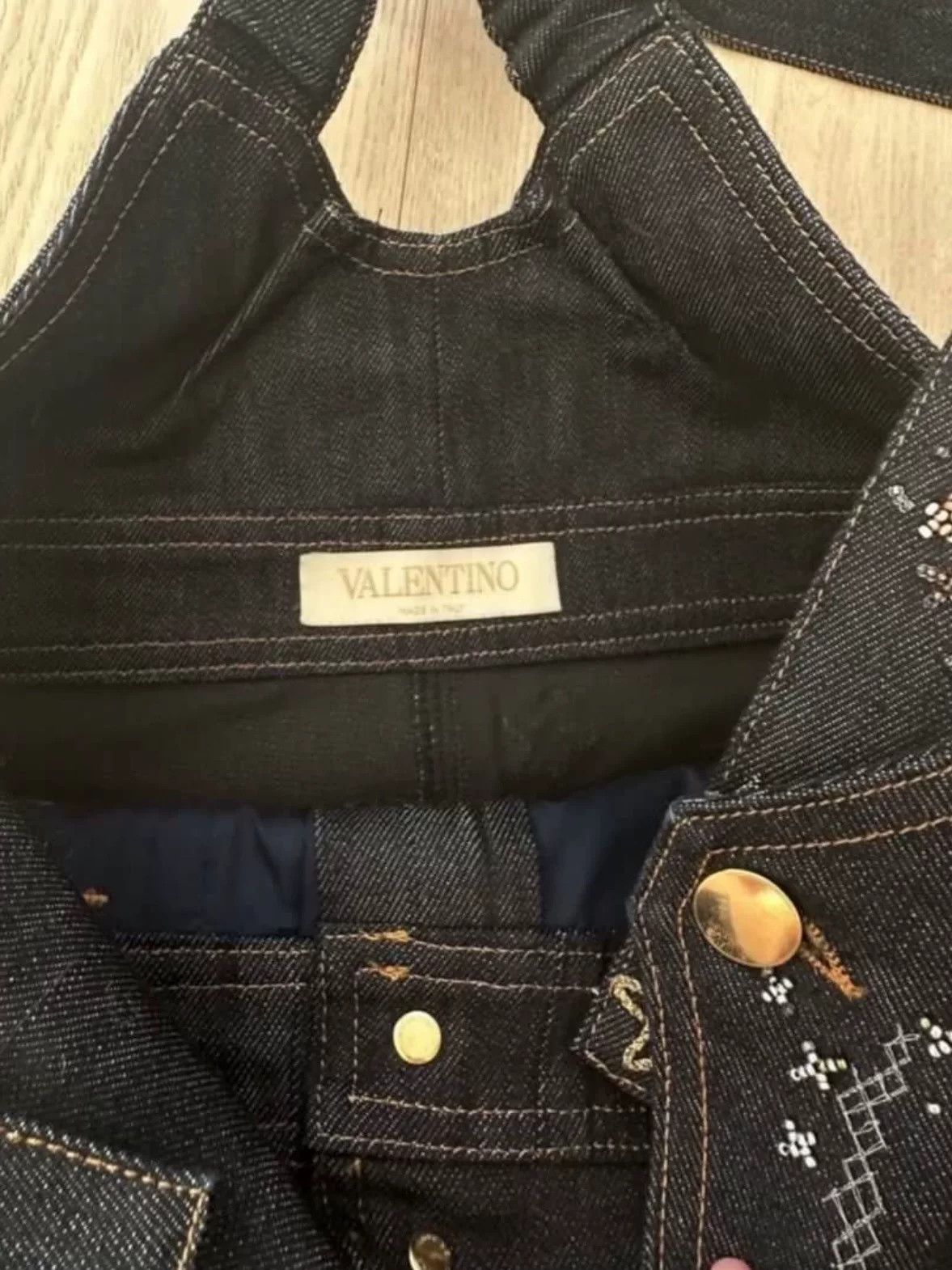 Valentino Valentino Denim Overall Shorts Size US 36 / EU 52 - 4 Thumbnail