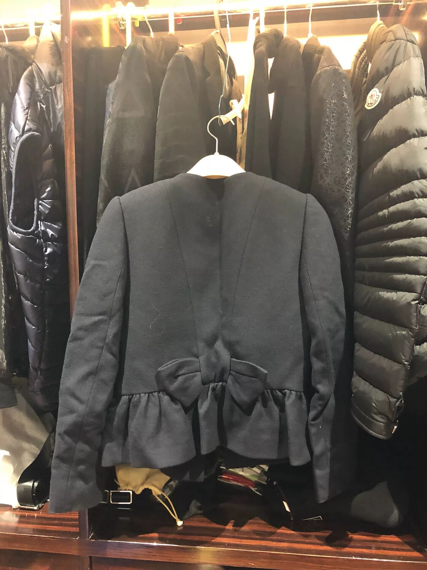 Valentino Red Valentino Black Coat Small Size Size US XS / EU 42 / 0 - 2 Thumbnail