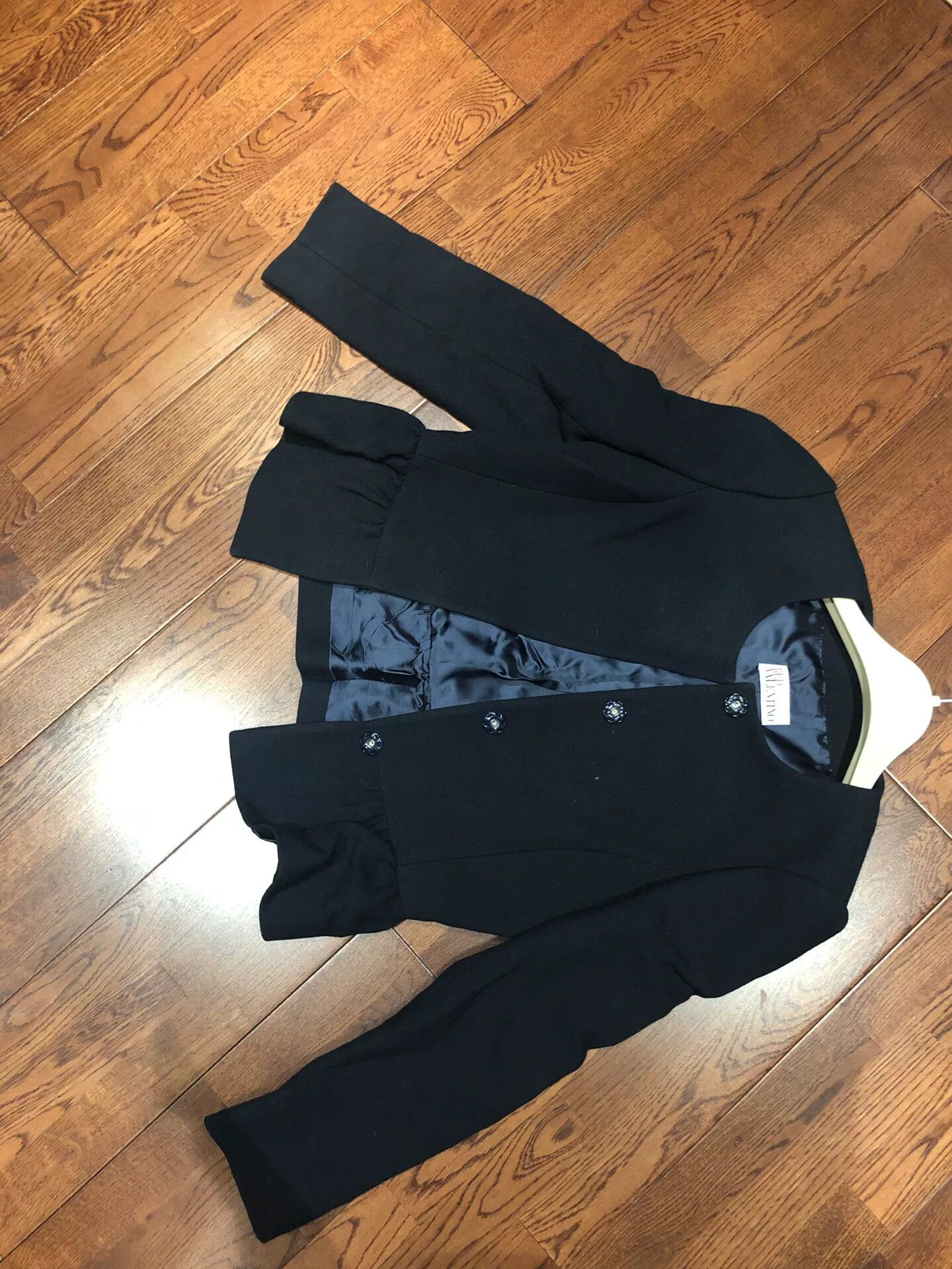 Valentino Red Valentino Black Coat Small Size Size US XS / EU 42 / 0 - 3 Thumbnail