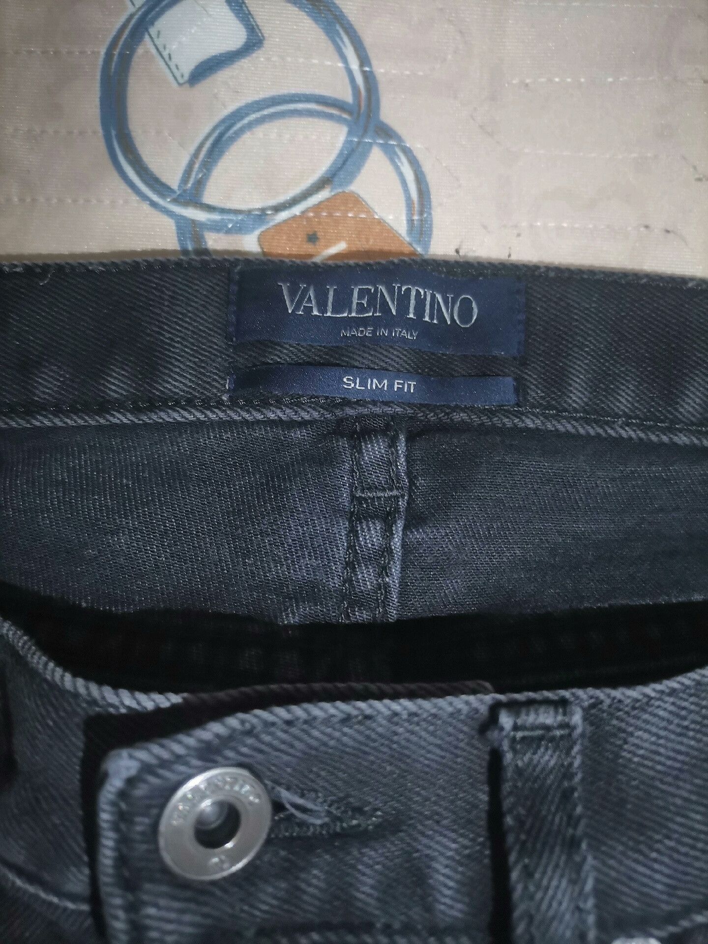 Valentino Valentino Men's Black Jeans Size US 31 - 5 Thumbnail