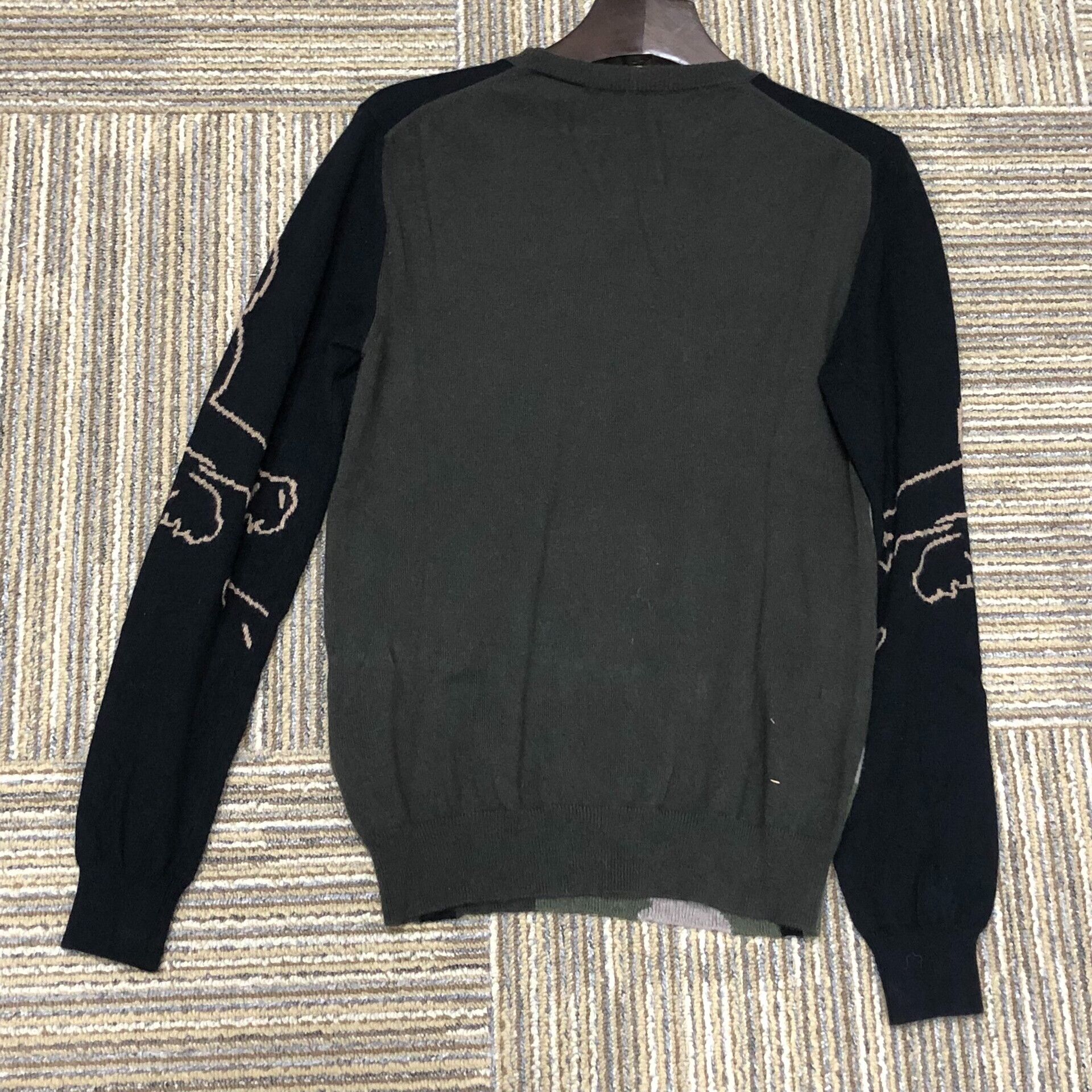 Valentino VALENTINO Camouflage Cashmere Sweater Size US M / EU 48-50 / 2 - 2 Thumbnail