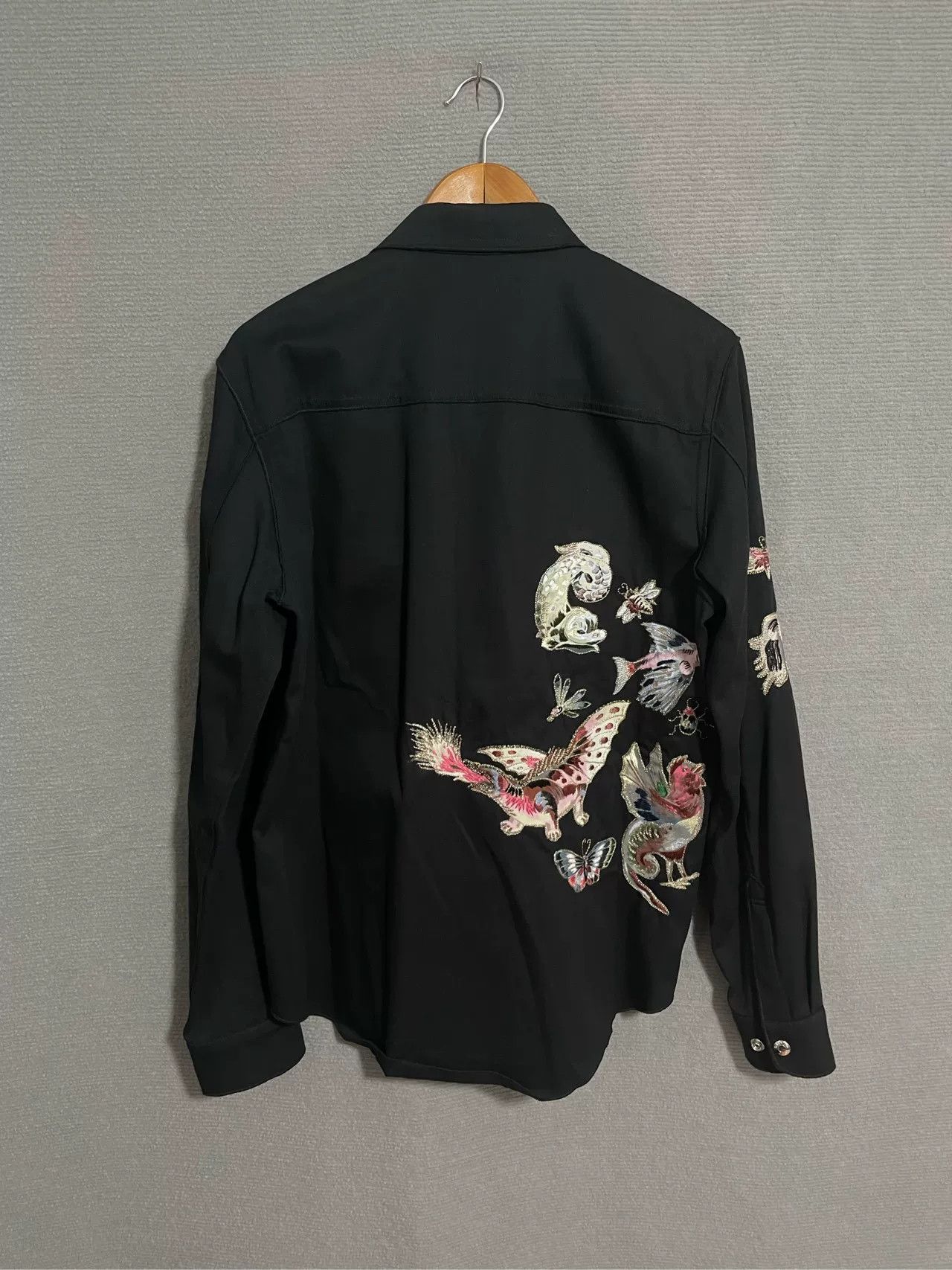 Valentino Valentino Embroidered Shirt Jacket Size US L / EU 52-54 / 3 - 2 Thumbnail