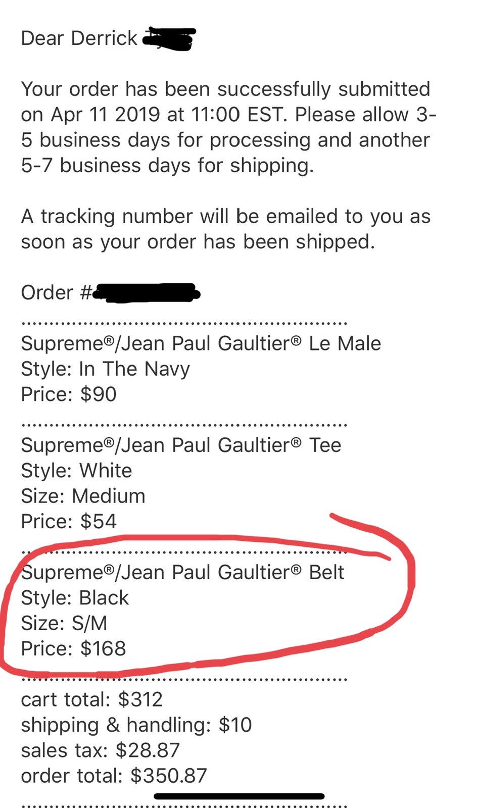 Supreme Supreme x Jean Paul Gaultier belt Size S/M | Grailed