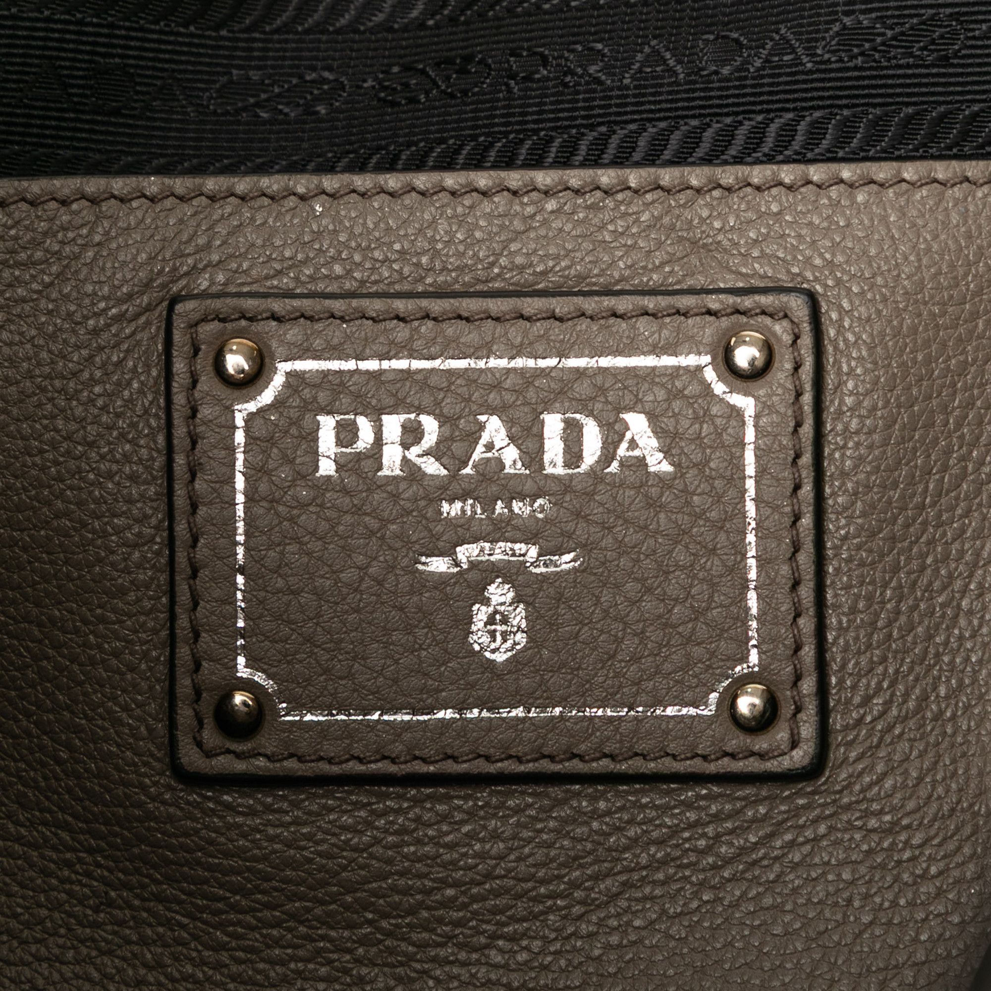 Prada Prada Vitello Daino Side Zip Convertible Tote Size ONE SIZE - 5 Thumbnail
