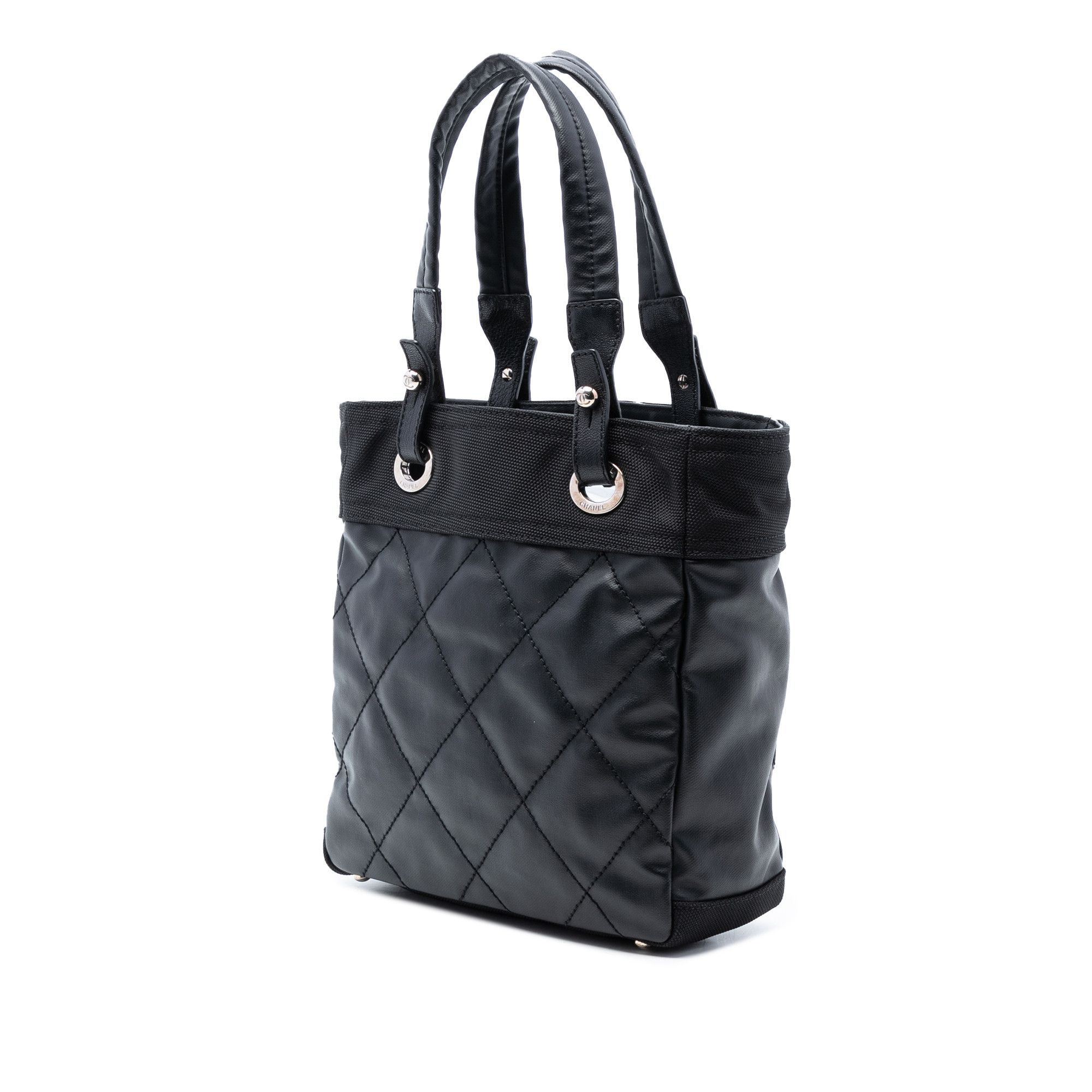 Chanel Chanel Small Quilted Coated Canvas Paris Biarritz Tote Size ONE SIZE - 2 Thumbnail
