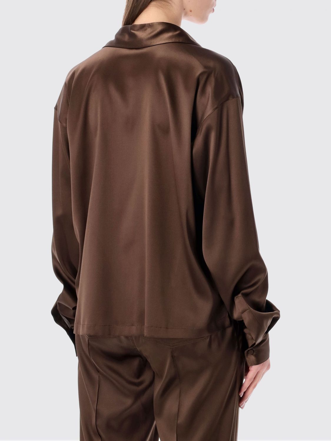 Tom Ford Tom Ford Shirt Woman Cream Size M / US 6-8 / IT 42-44 - 2 Thumbnail