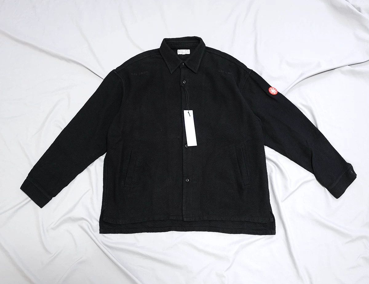 Cav Empt cav empt black big shirt outerwear jacket Size US M / EU 48-50 / 2 - 2 Thumbnail