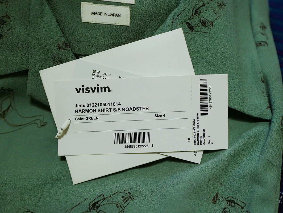 Visvim visvim Harmon S/S Roadster Shirt in Green Size US M / EU 48-50 / 2 - 5 Thumbnail