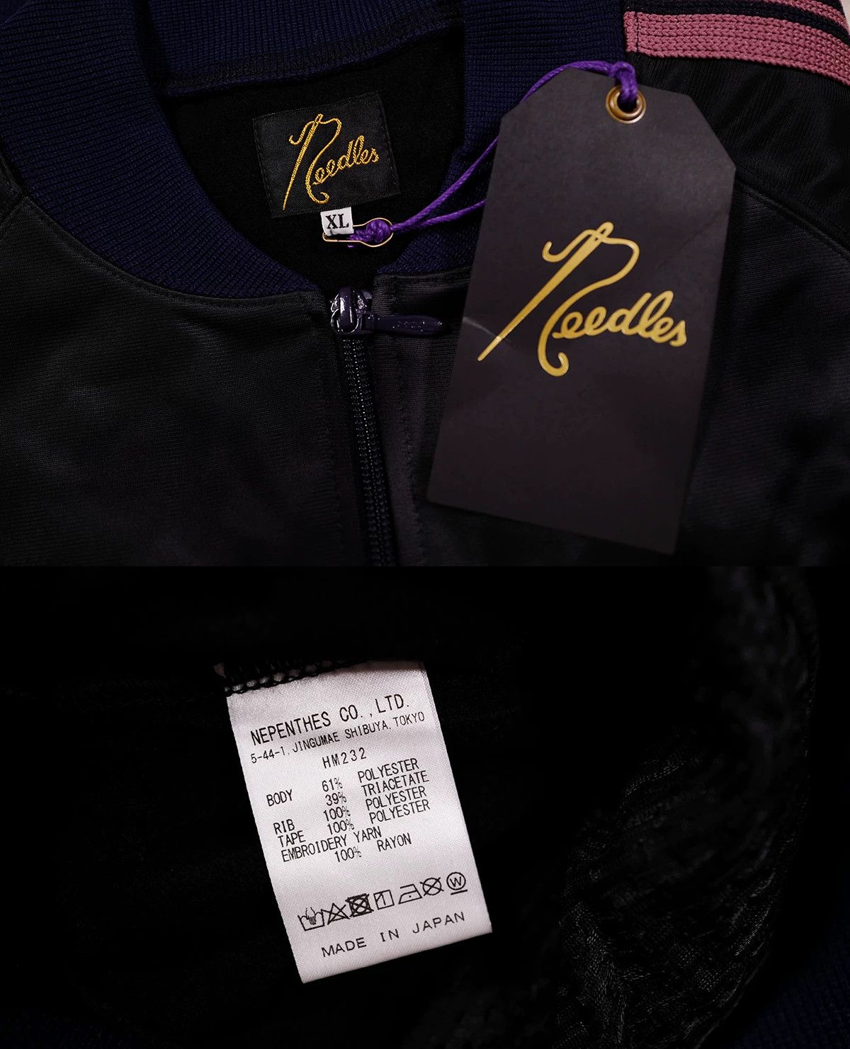 Needles needles track jacket in black and pink Size US XL / EU 56 / 4 - 6 Thumbnail