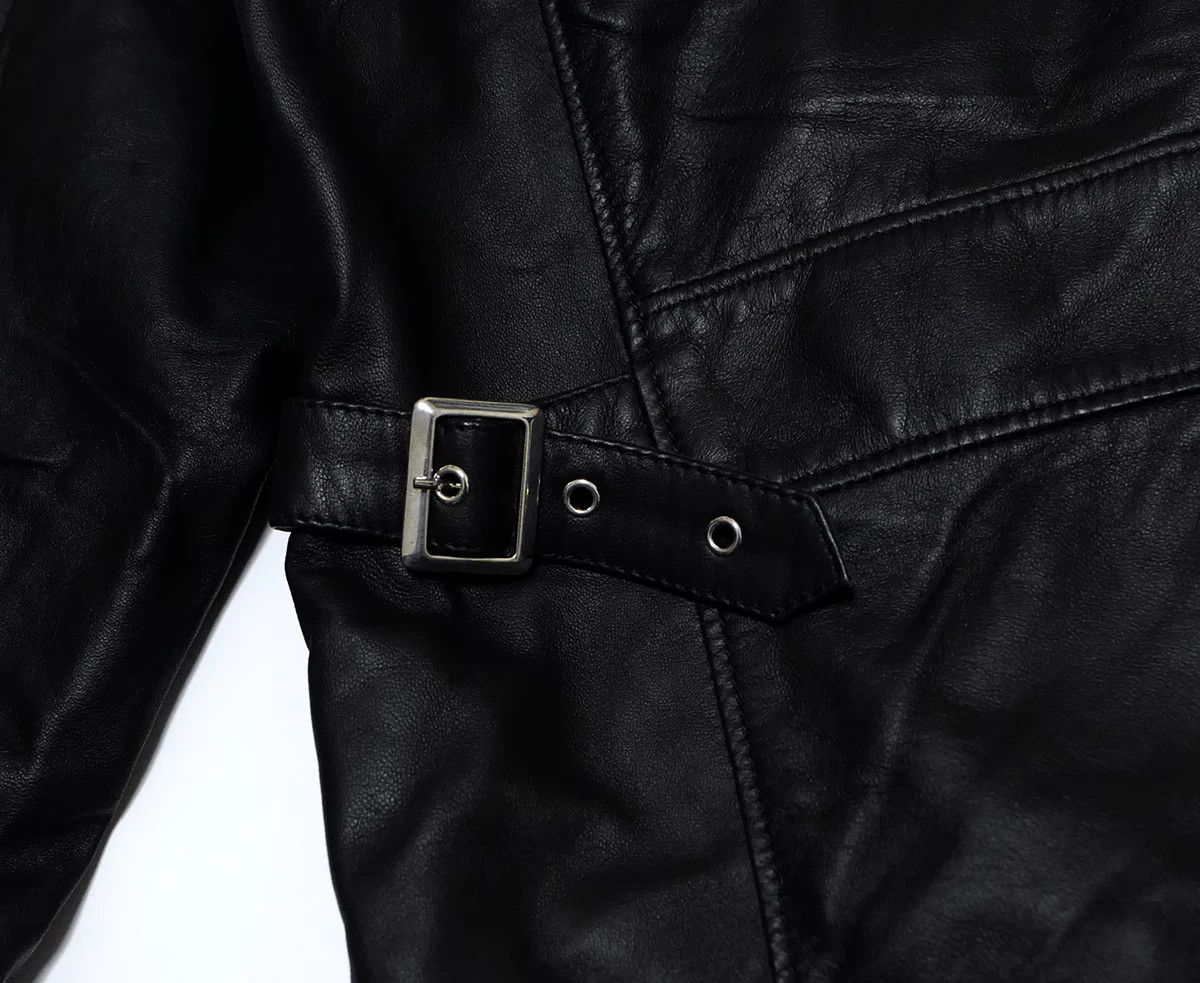 Second/Layer black calf leather rider jacket Size US L / EU 52-54 / 3 - 6 Thumbnail