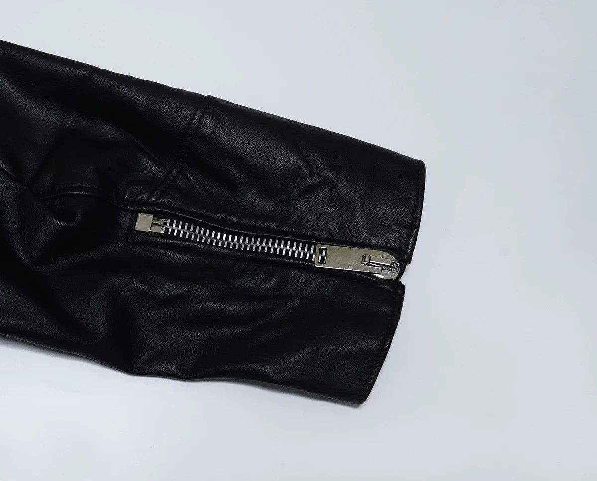 Second/Layer black calf leather rider jacket Size US L / EU 52-54 / 3 - 5 Thumbnail