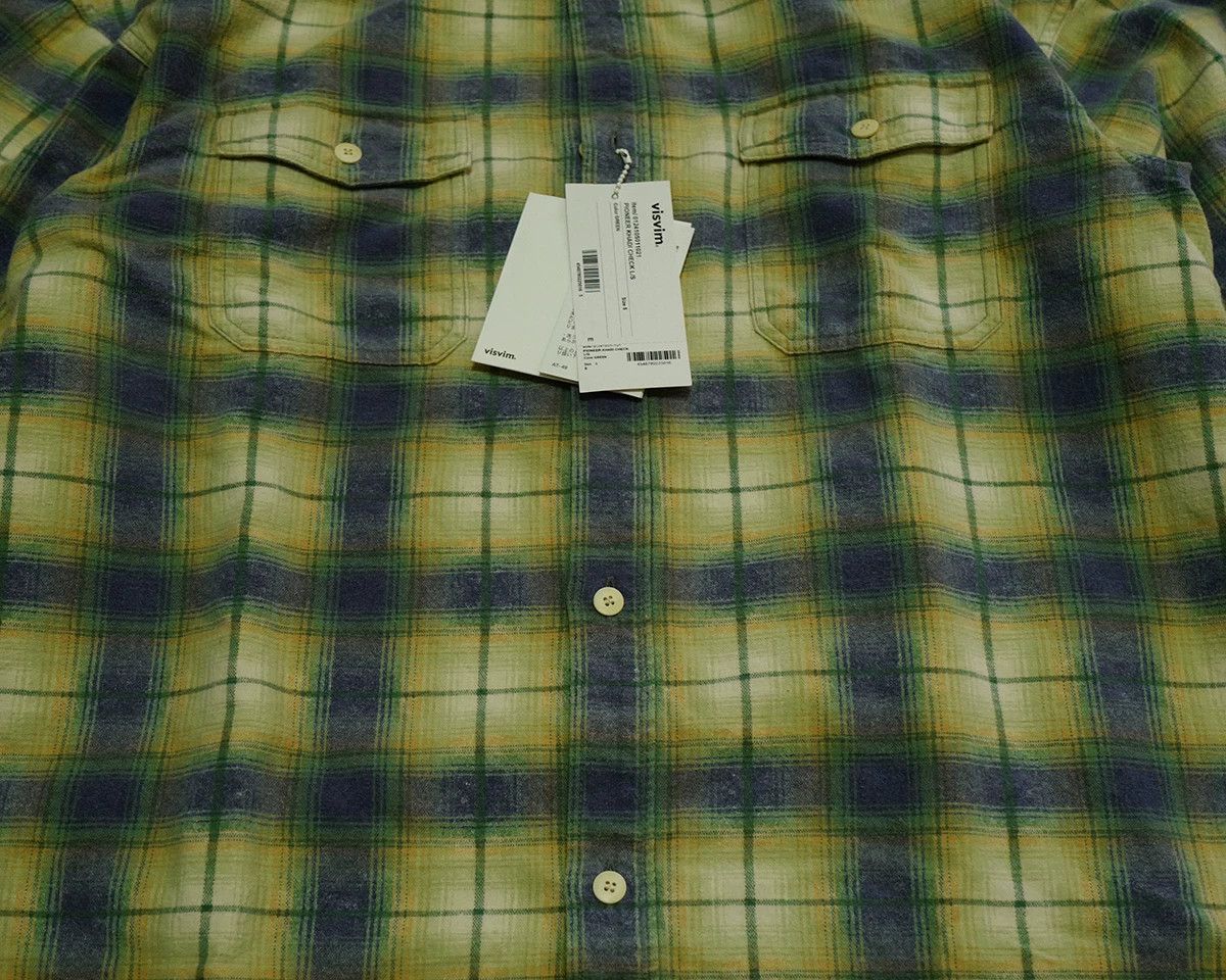 Visvim visvim pioneer khadi check long sleeve shirt Size US L / EU 52-54 / 3 - 4 Thumbnail