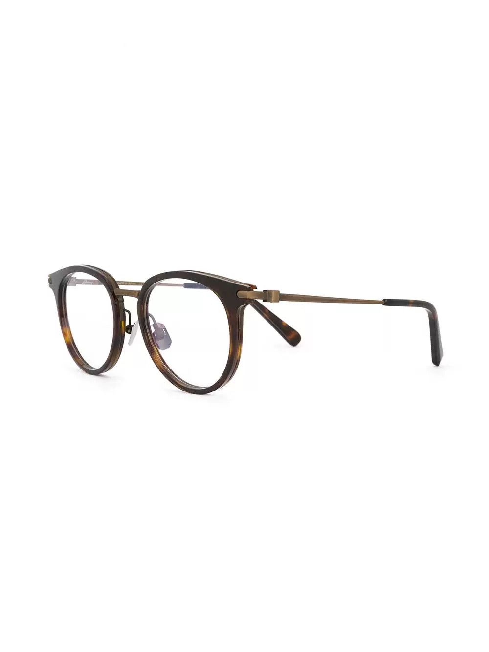 Brioni brioni round frame tortoiseshell glasses Size ONE SIZE - 5 Thumbnail