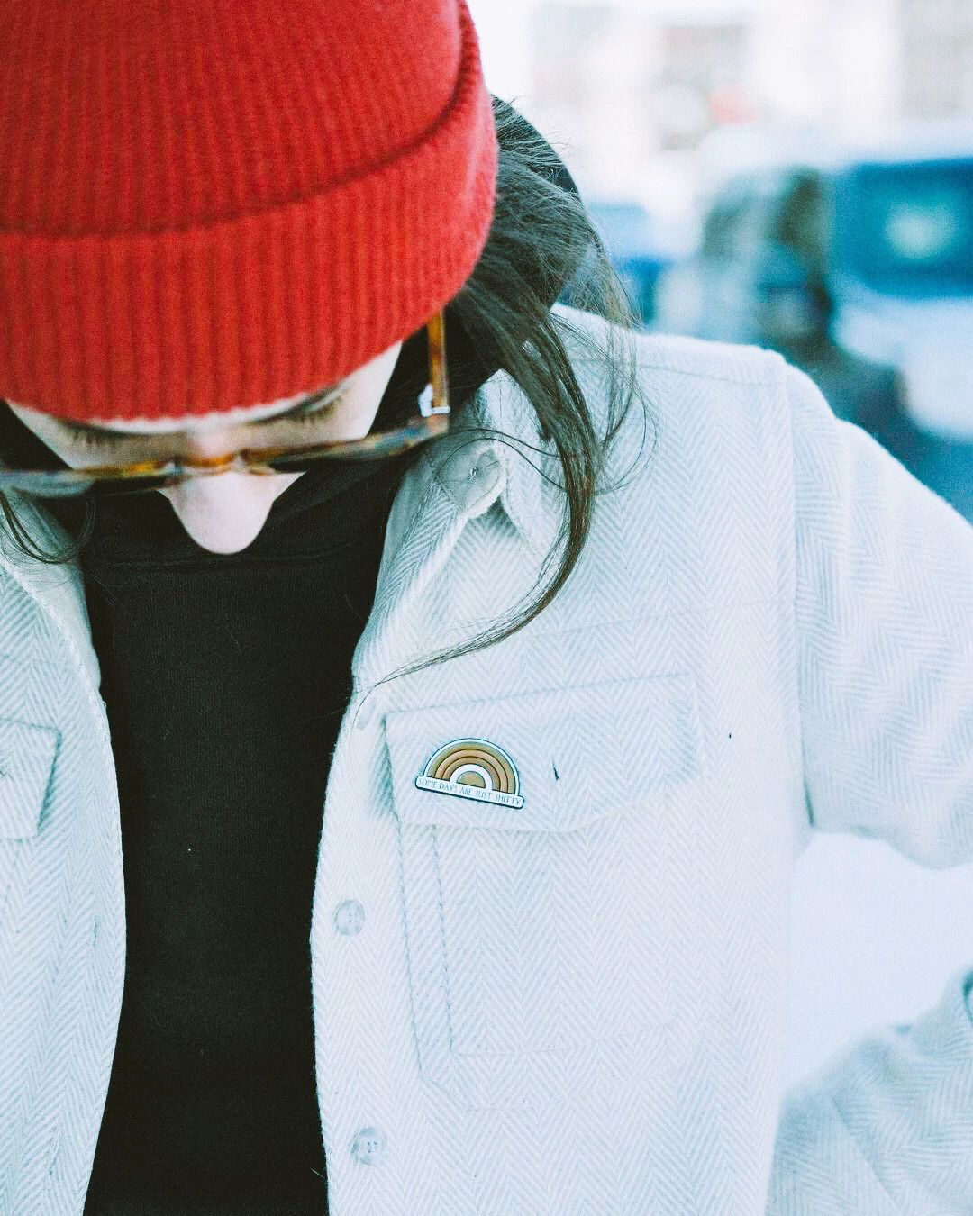 Knickerbocker Mfg Co red knit watch cap by knickerbocker Size ONE SIZE - 5 Thumbnail