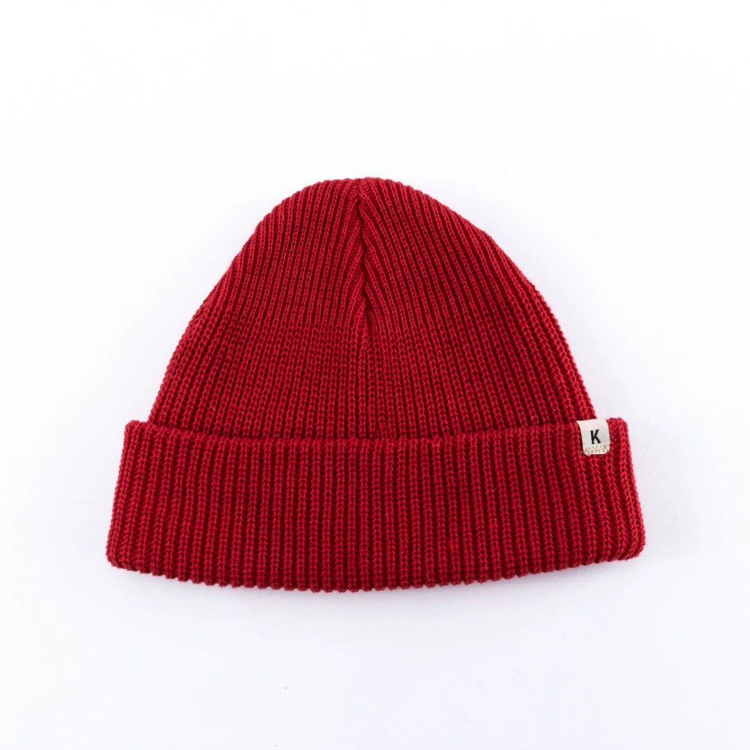 Knickerbocker Mfg Co red knit watch cap by knickerbocker Size ONE SIZE - 3 Thumbnail