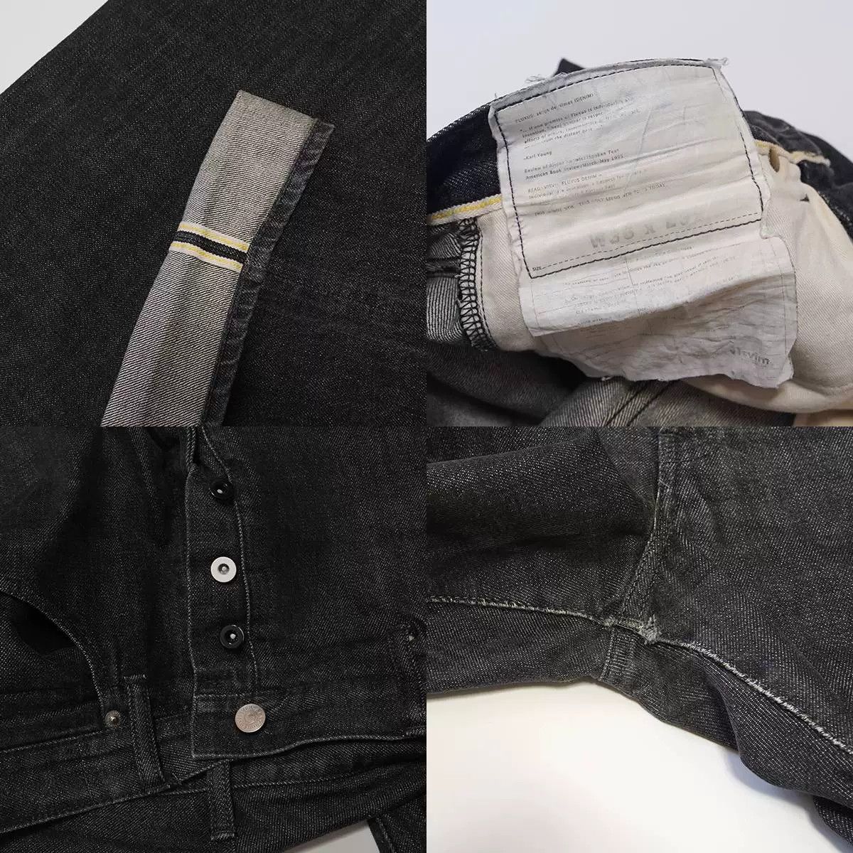 Visvim visvim fluxus 05 black denim pants Size US 36 / EU 52 - 7 Thumbnail