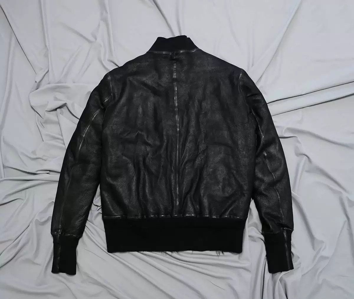 Isaac Sellam Experience isaac sellam leather MA1 bomber jacket Size US XL / EU 56 / 4 - 2 Thumbnail