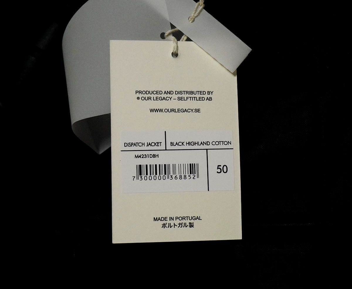 Our Legacy our legacy dispatch tactical jacket black Size US L / EU 52-54 / 3 - 6 Thumbnail