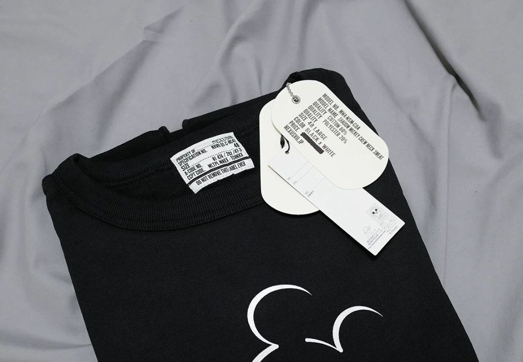NEXUSVII black mickey crew neck sweatshirt by nexusvii Size US L / EU 52-54 / 3 - 4 Thumbnail