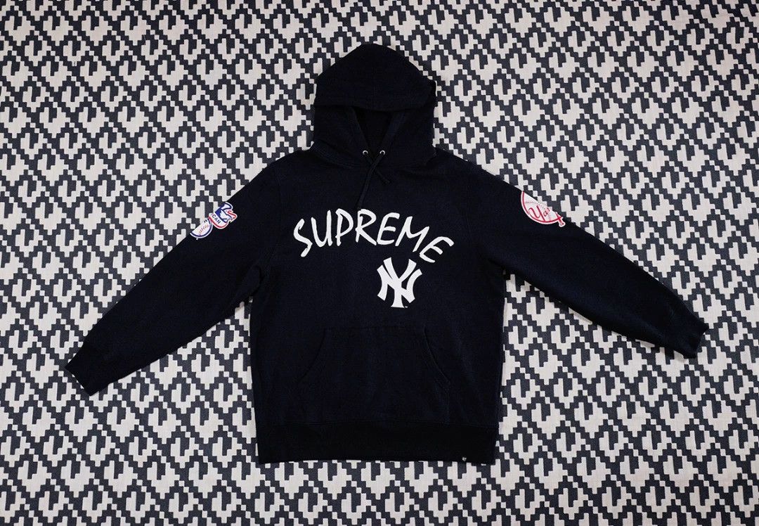Supreme supreme x yankees hooded sweatshirt Size US L / EU 52-54 / 3 - 2 Thumbnail