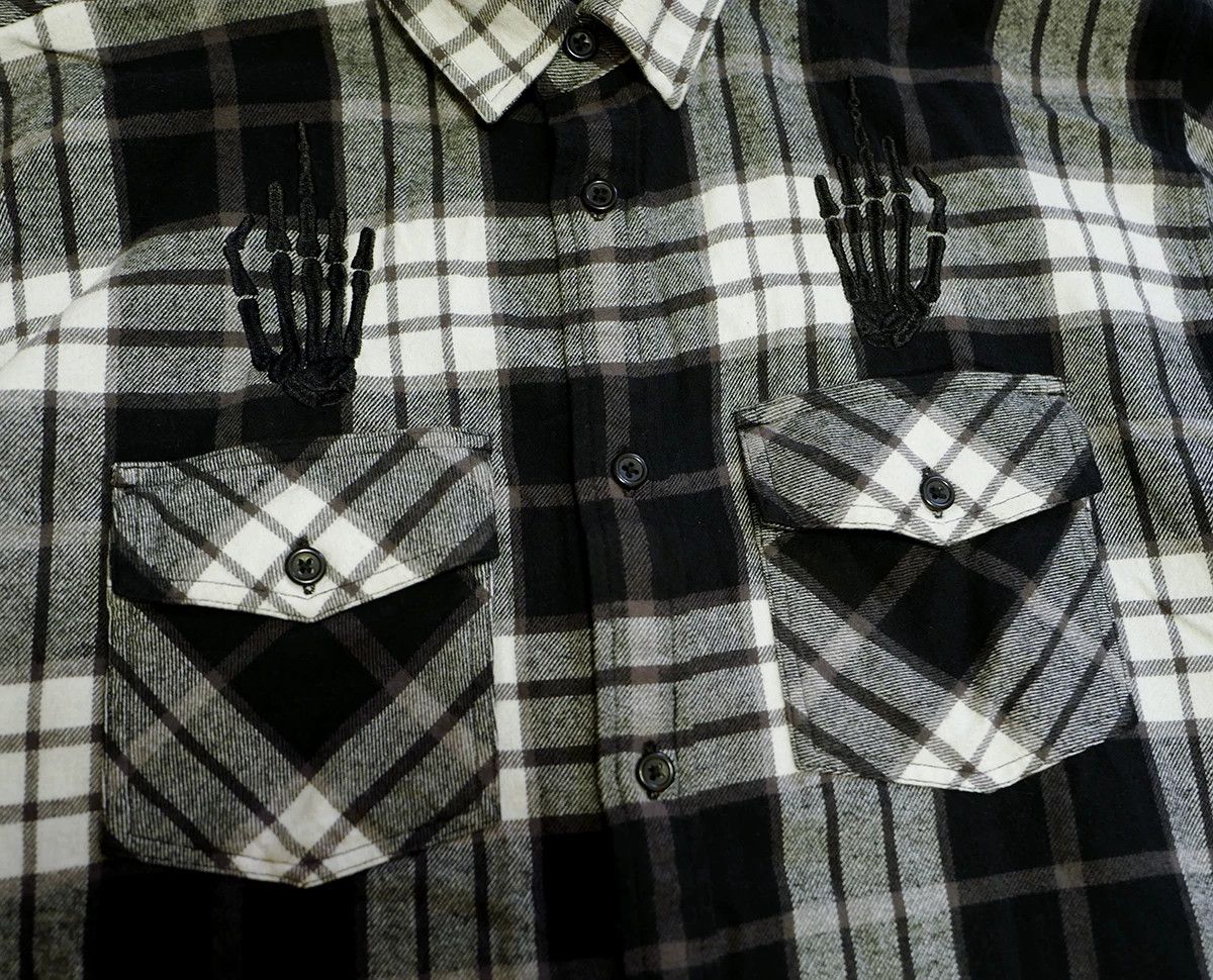 supreme hysteric glamour flannel shirt xl