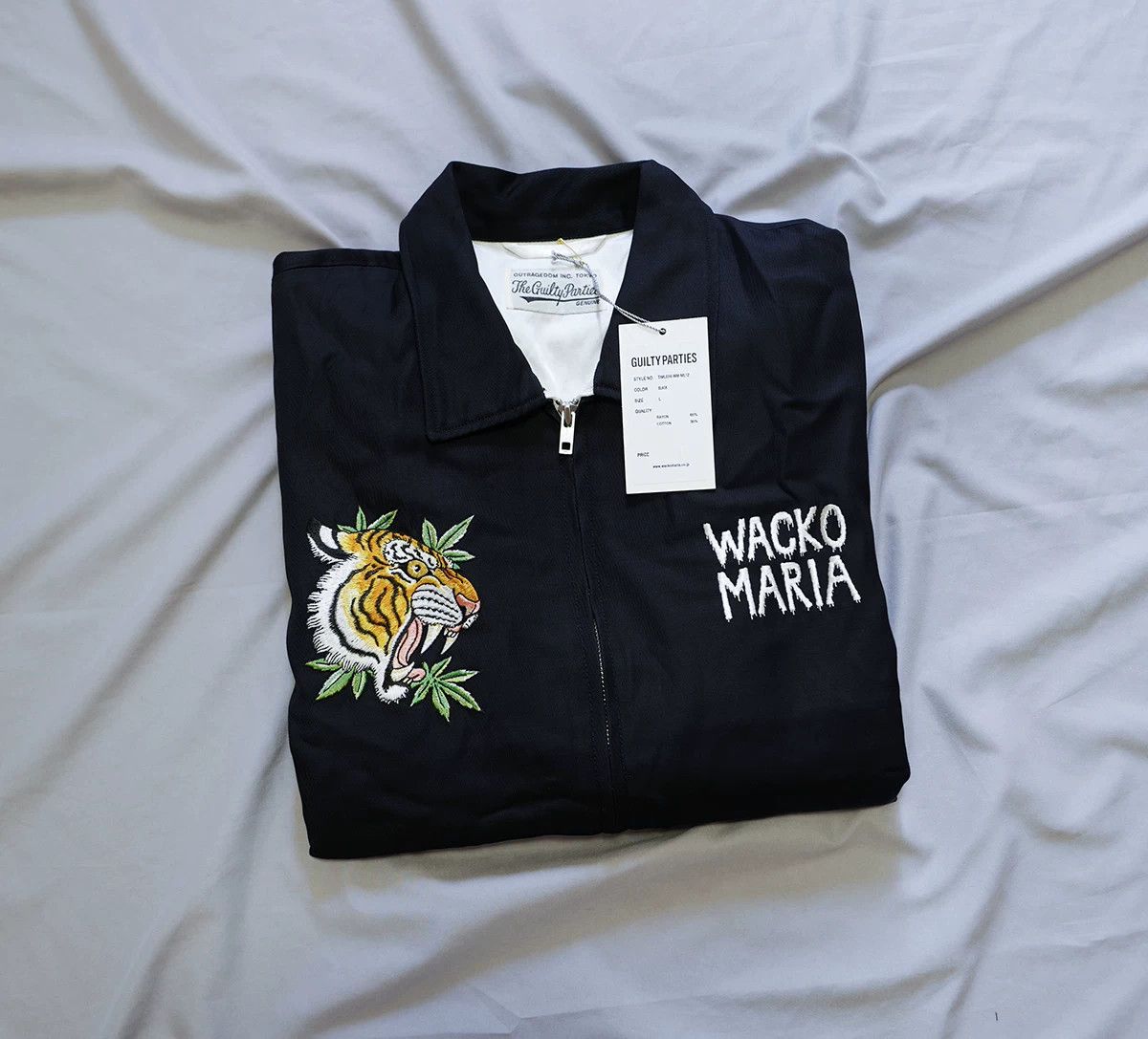 Wacko Maria wacko maria tim lehi embroidered tiger jacket Size US L / EU 52-54 / 3 - 4 Thumbnail