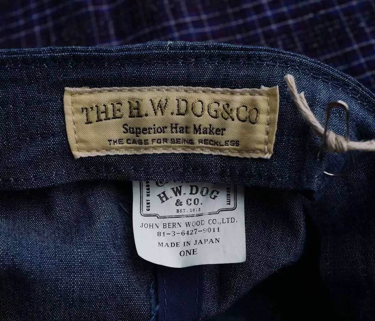 THE H.W.DOG&CO. h.w.dog & co wash denim union cap Size ONE SIZE - 5 Thumbnail