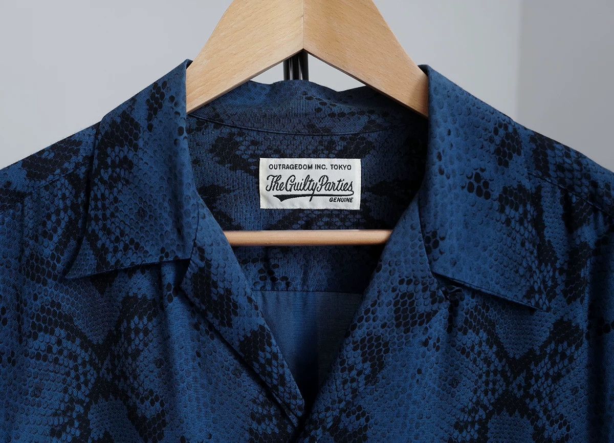 Wacko Maria wacko maria short sleeve snake pattern shirt Size US L / EU 52-54 / 3 - 4 Thumbnail