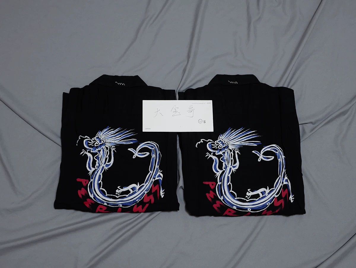 Visvim visvim free edge dragon short sleeve shirt Size US L / EU 52-54 / 3 - 4 Thumbnail