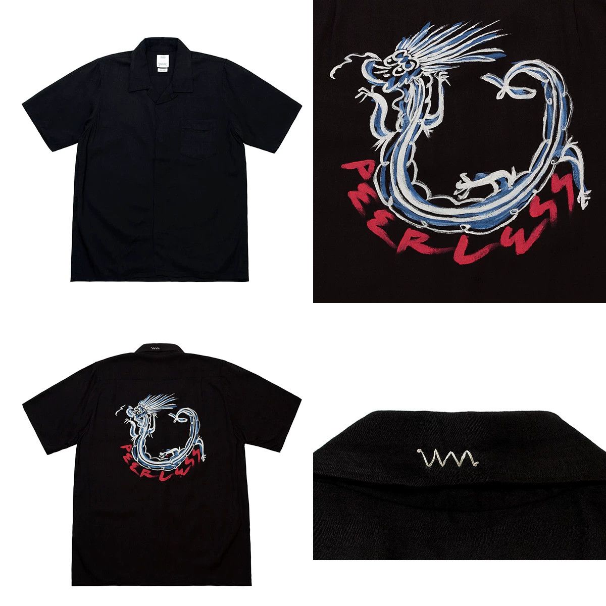 Visvim visvim free edge dragon short sleeve shirt Size US L / EU 52-54 / 3 - 8 Thumbnail